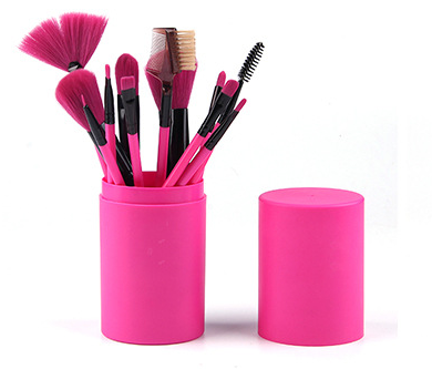 Makeup Brusch Set mit 12 Make-up-Pinseln