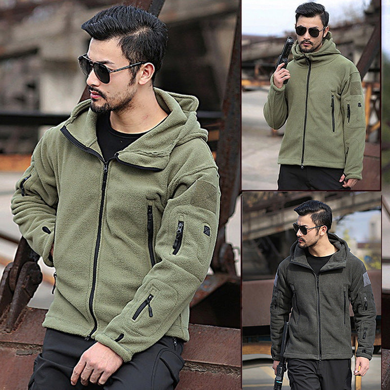 Kapuzenpullover für Herren mit warmem Innenfutter