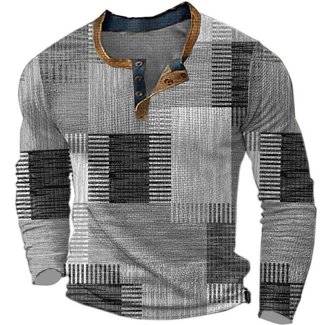 Langarm-T-Shirt für Herren