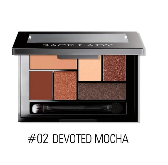 Makeup Palette mit 6 intensiven Farben - langanhaltend
