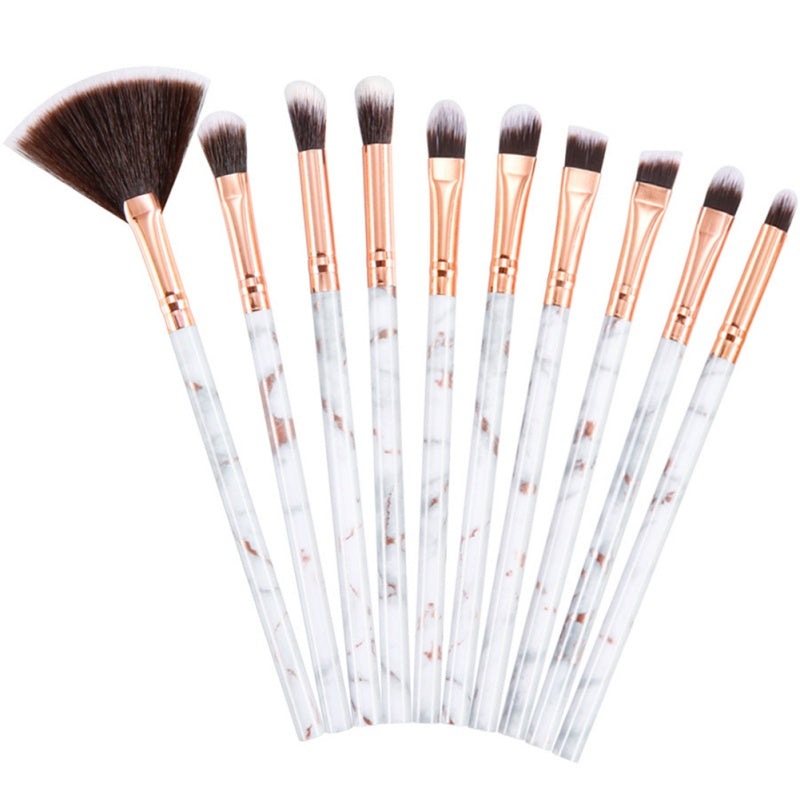 10 Marmor-Make-up-Pinselsets