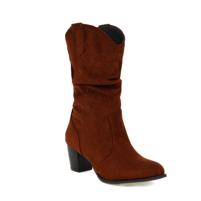 Chunky Heel Stiefel für Damen