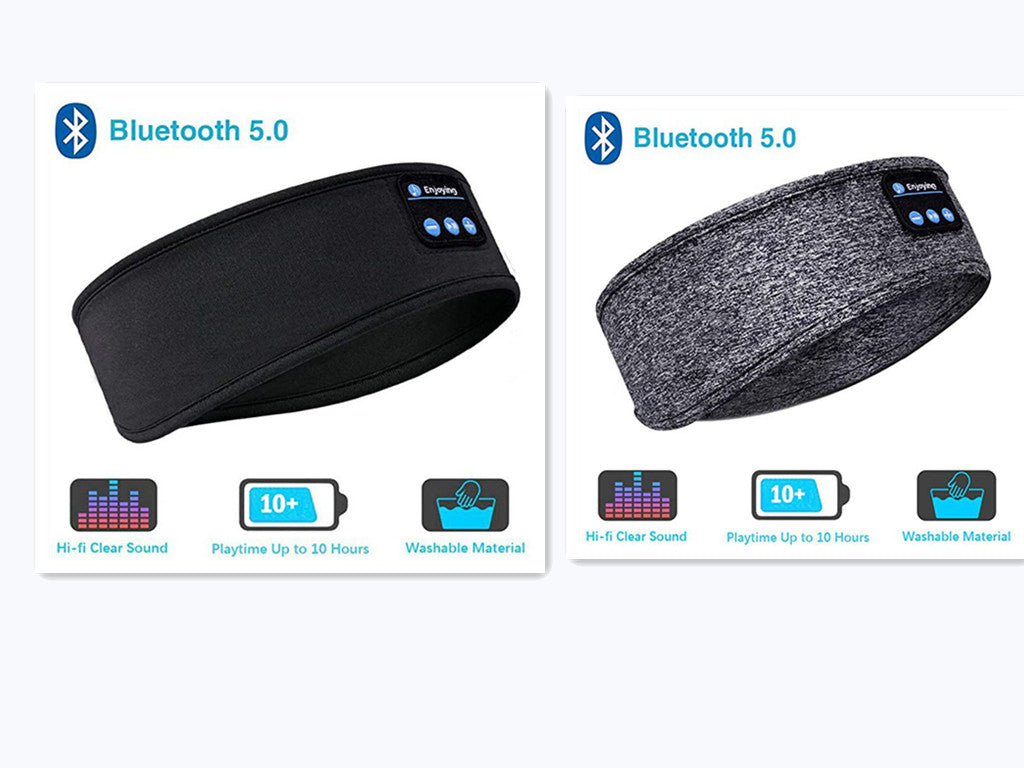 Kabellose Bluetooth-Schlafkopfhörer und Augenmaske