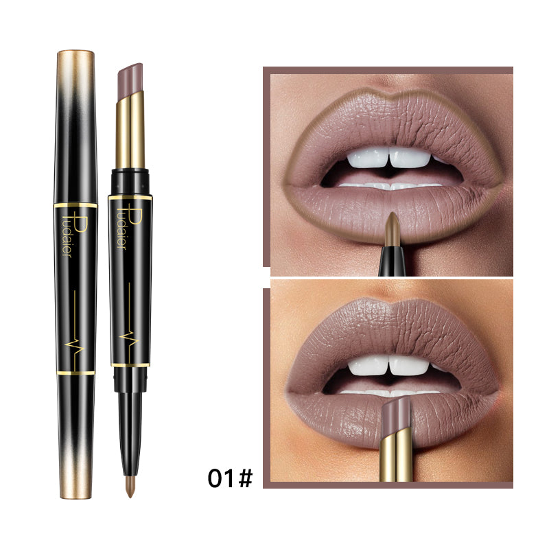 Doppelter Lippenstift-Lipliner