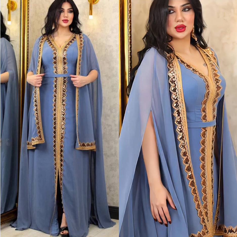 Elegante Paillettenkleid Anzug