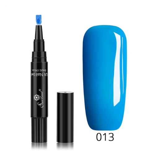 3-in-1 Gel-Nagellackstift mit Glitzer