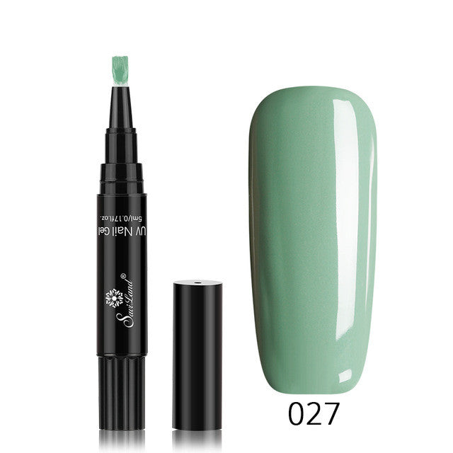3-in-1 Gel-Nagellackstift mit Glitzer