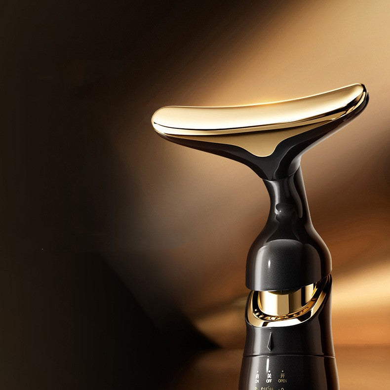 Black Gold Gesicht-Doppelkinn Massage Instrument