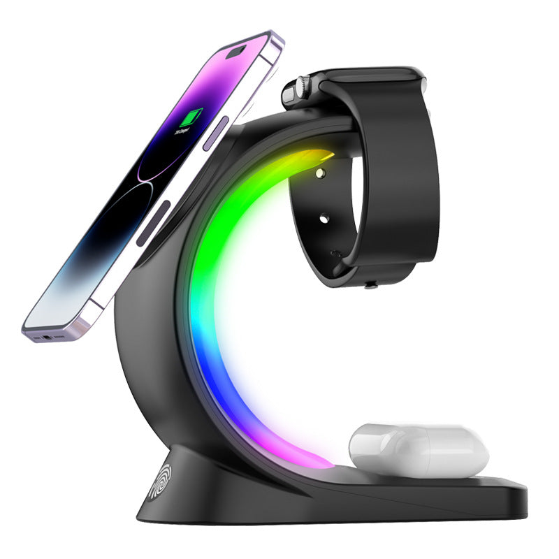 4-in-1-Magnetisches kabelloses Smartphon Ladegerät