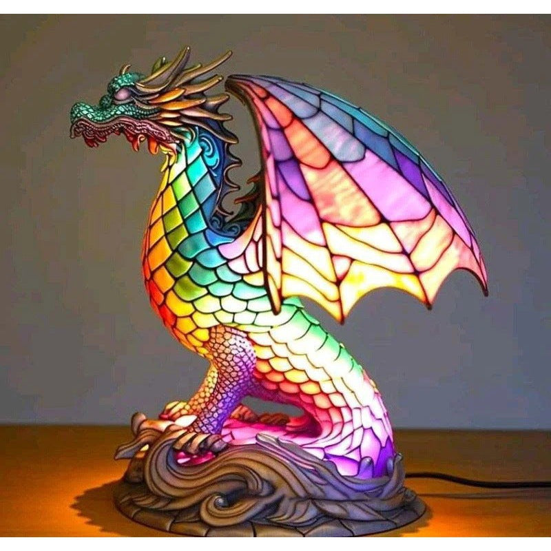 Bezaubernde Magische Deco Harz-Lampe
