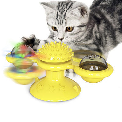 Katzen-Dreh-Windmühlen-Multifunktions-Spielzeug