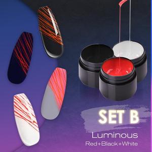 Leuchtendes Spinnennagelgel UV-Nagellack