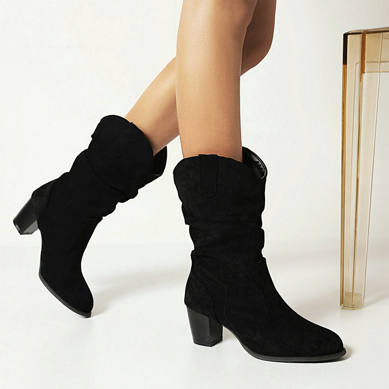 Chunky Heel Stiefel für Damen