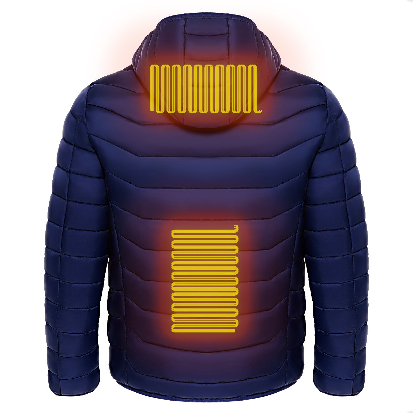 Beheizte Daunenjacke mit elektrischer Heizung Sky Sport Unisex