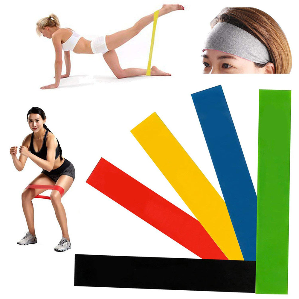 5 Gummibänder für Yoga-Training