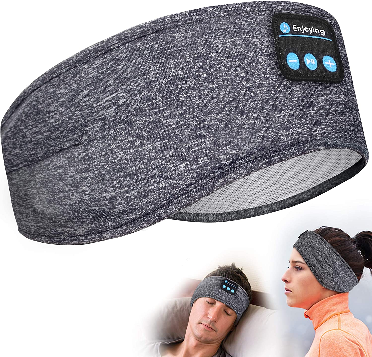 Kabellose Bluetooth-Schlafkopfhörer und Augenmaske