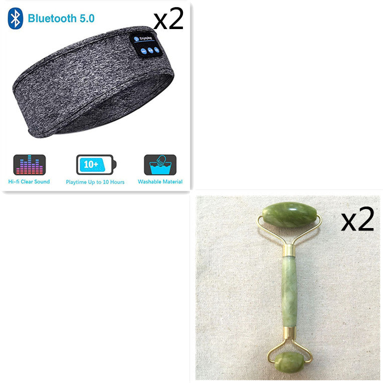 Kabellose Bluetooth-Schlafkopfhörer und Augenmaske