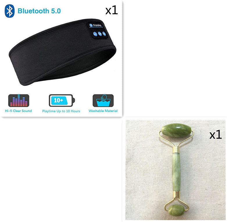 Kabellose Bluetooth-Schlafkopfhörer und Augenmaske