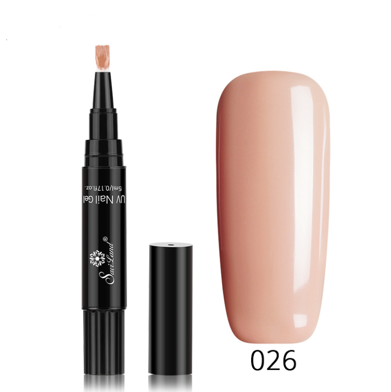 3-in-1 Gel-Nagellackstift mit Glitzer
