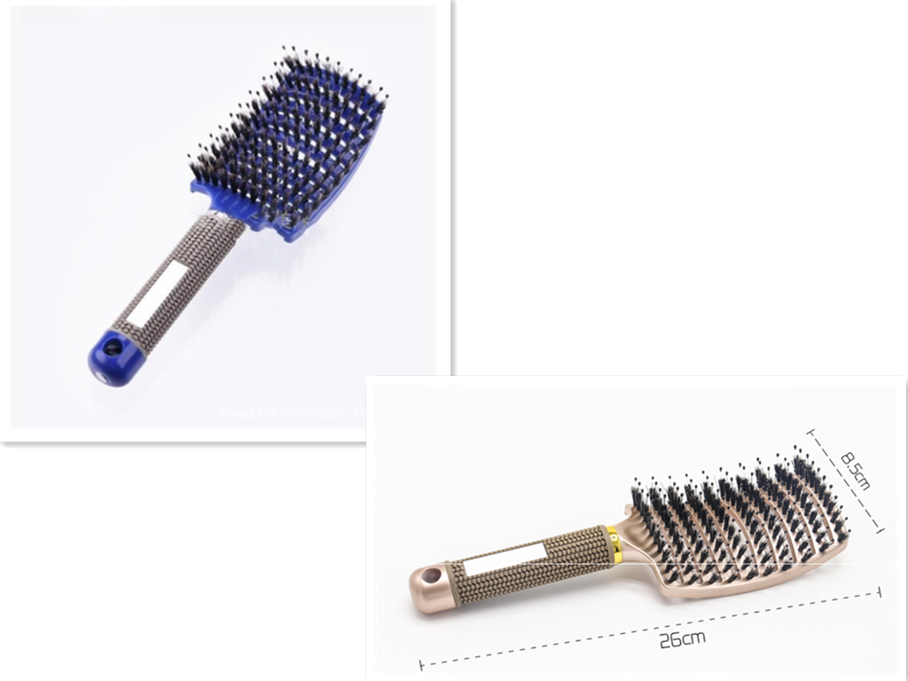 Massage und Anti-Knoten-Haarbürste
