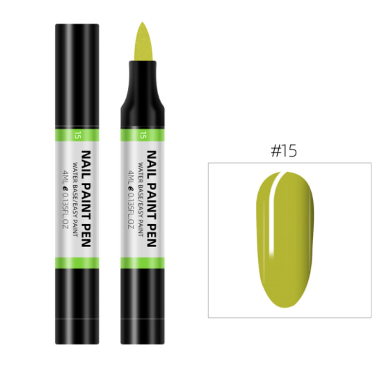 3D/24 Farben Nagellack-Malstift