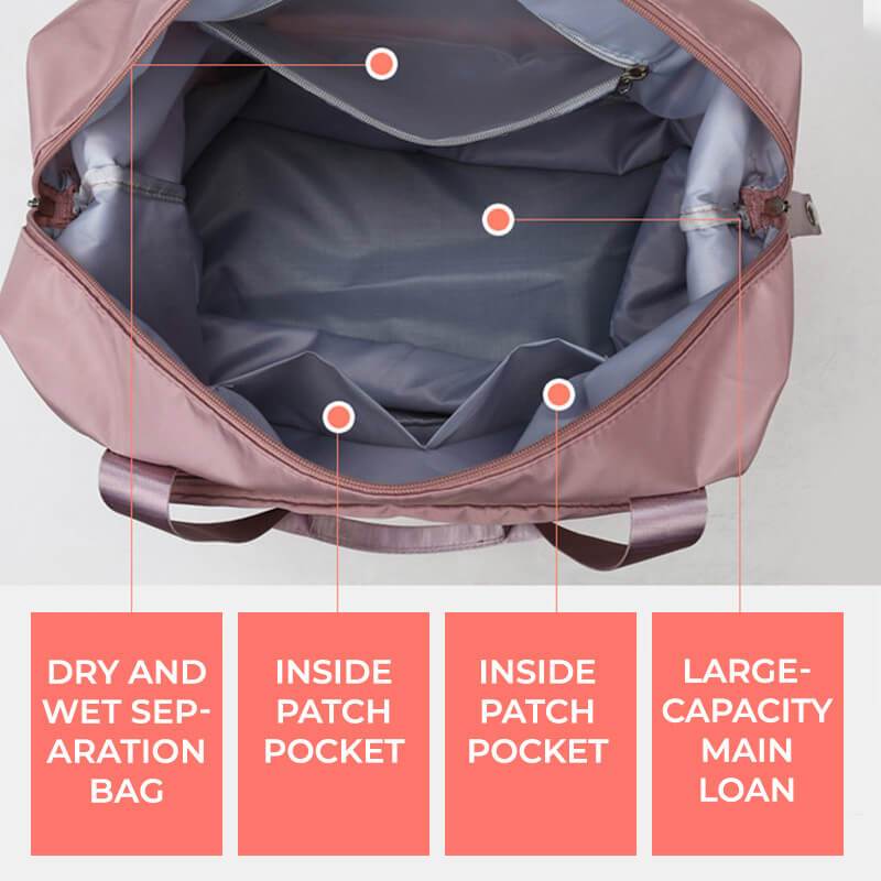 Faltbare Wasserdichte Fitness-Reise Tasche mit großer Kapazität