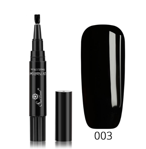 3-in-1 Gel-Nagellackstift mit Glitzer