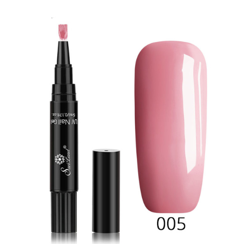3-in-1 Gel-Nagellackstift mit Glitzer