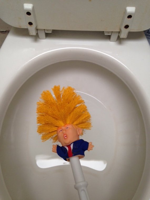 Donald Trump Toilettenbürste