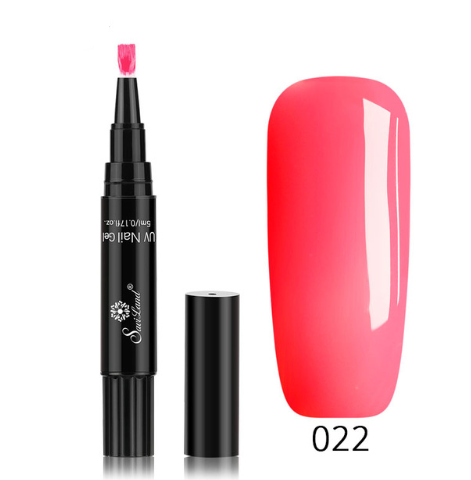 3-in-1 Gel-Nagellackstift mit Glitzer