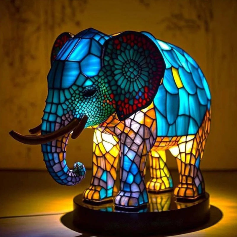Bezaubernde Magische Deco Harz-Lampe