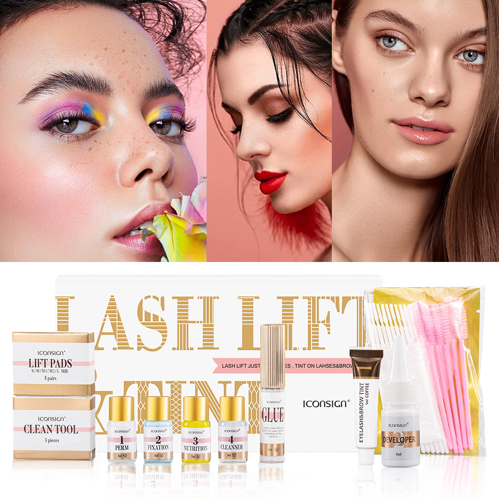ICONSIGN Wimpernlifting Augenbrauenfärbe- und Wimpernpermanent-Set