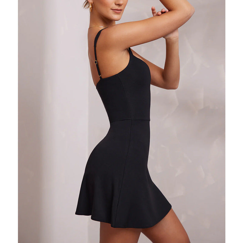 Sexy Sling Rückenfreies Kleid