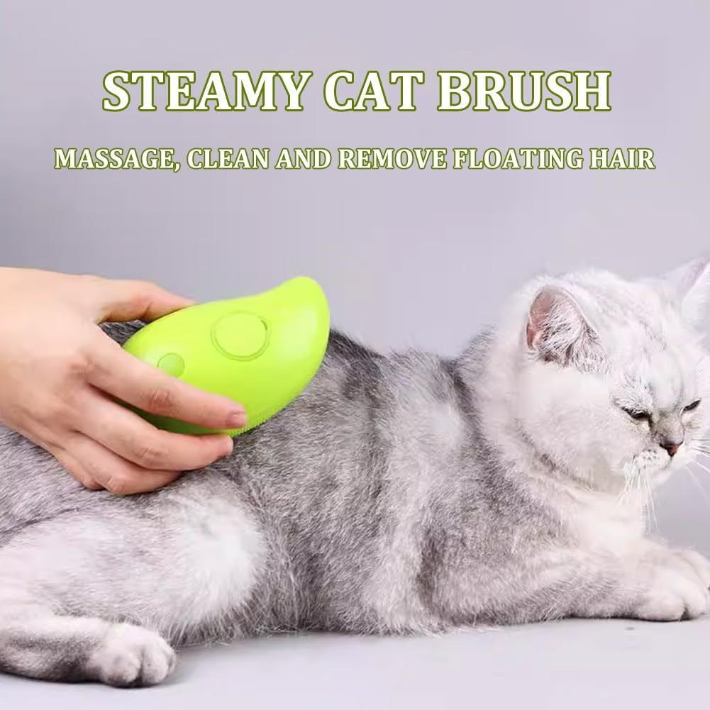 3-in-1 Katzen-Dampfbürste für Hunde und Katzen