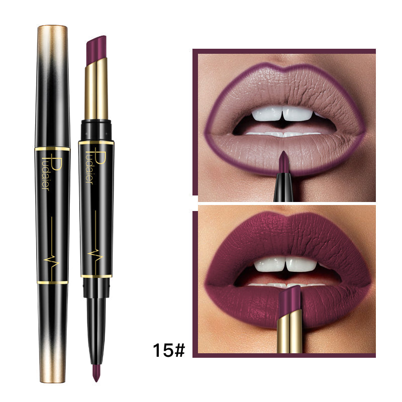 Doppelter Lippenstift-Lipliner
