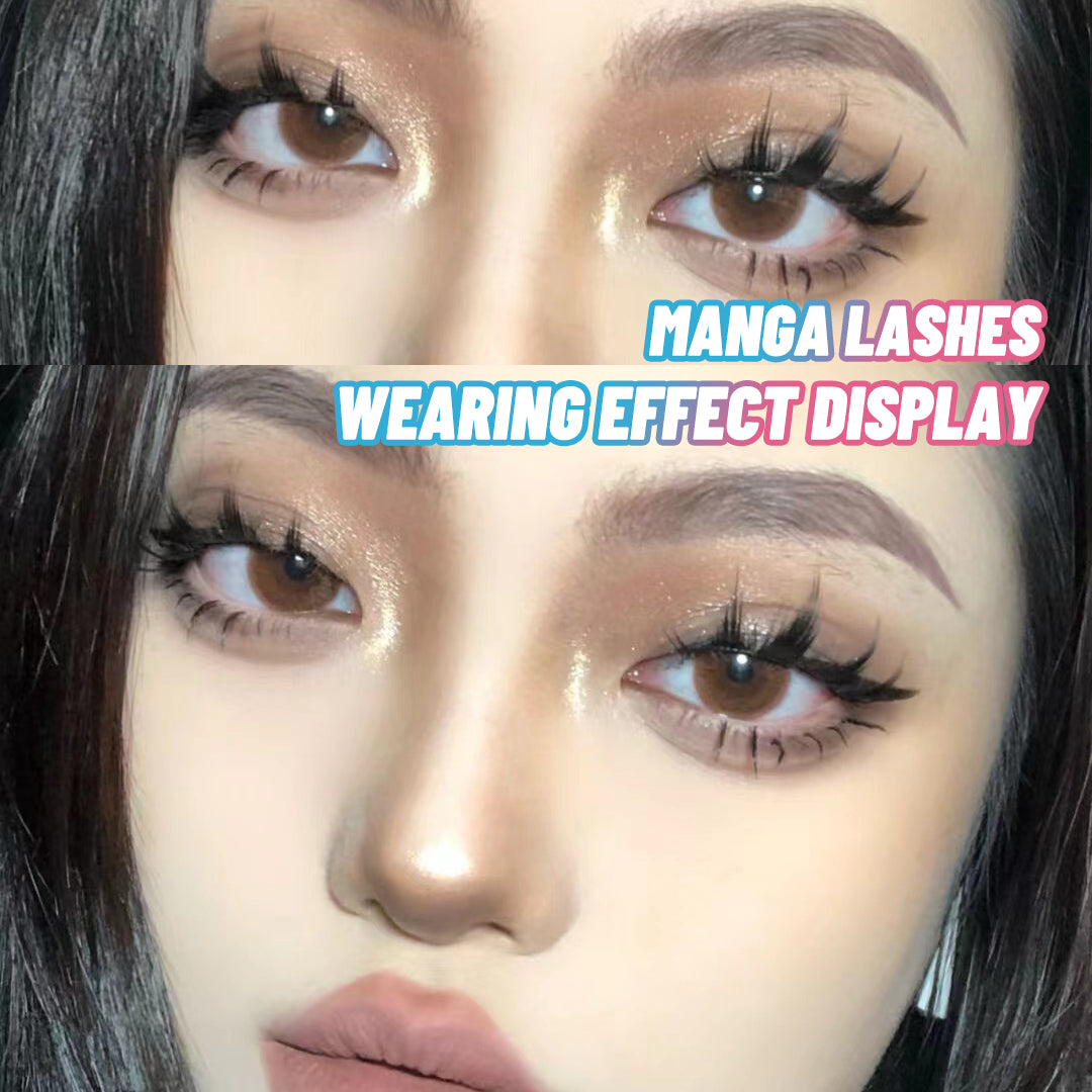 5 Paare Manga Wimpern