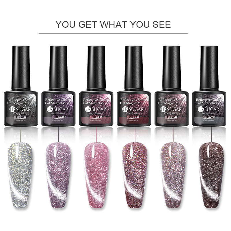 Extrem Glitzernde -Katzenaugen-Gel-Nagellack