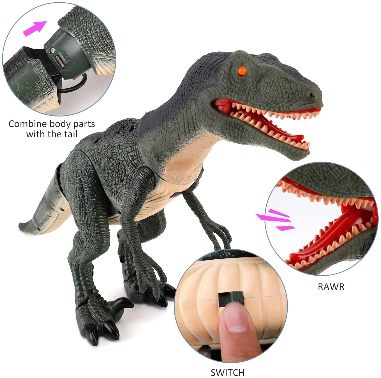 Ferngesteuertes Sound Bewegende Dinosauriers