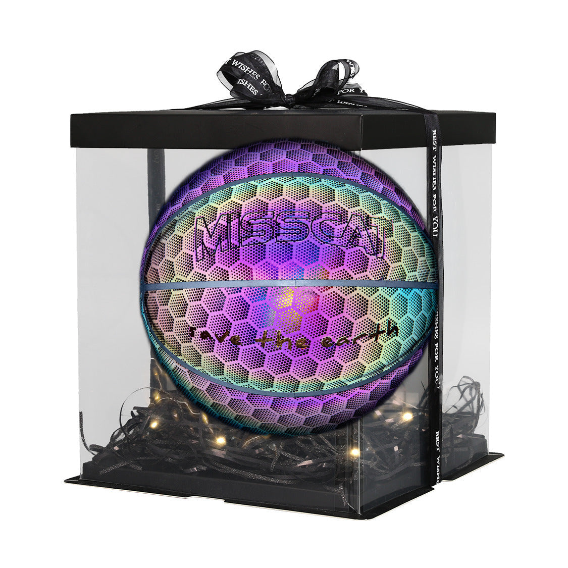 Leuchtender Luminöse Fluoreszent Basketball
