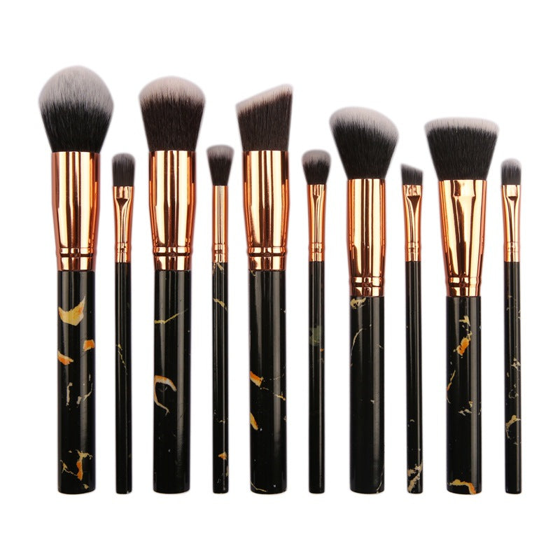 10 Marmor-Make-up-Pinselsets