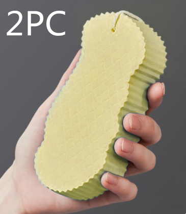 3D Körperrubbel-Schwamm mit Fischschuppenmuster