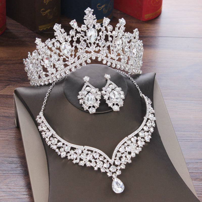 Braut Schmuck mit Diamantverzierungen aus Legierung