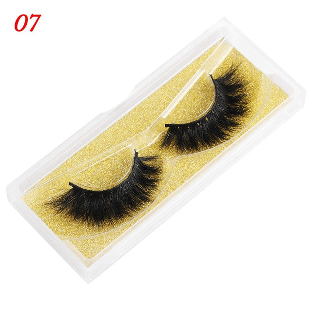 Nerz-Wimpern- flauschige falsche Wimpern