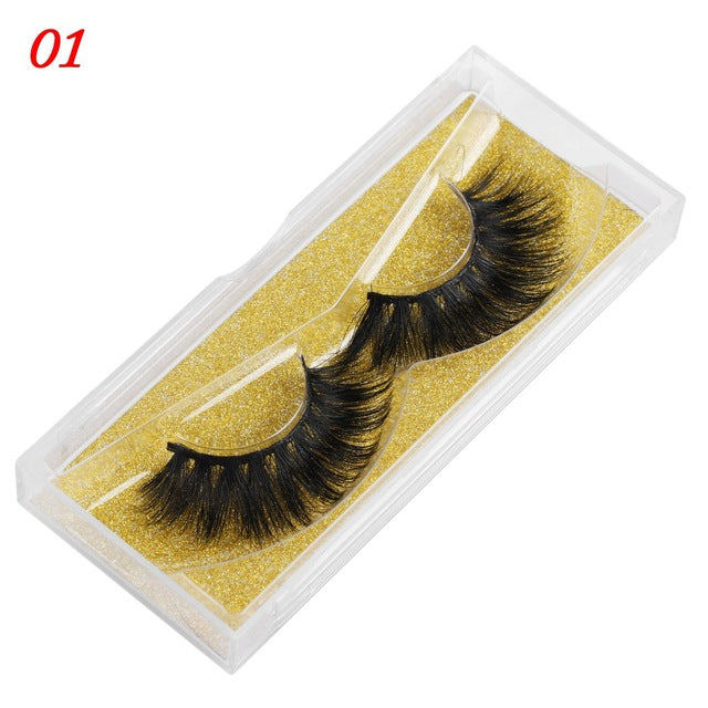 Nerz-Wimpern- flauschige falsche Wimpern