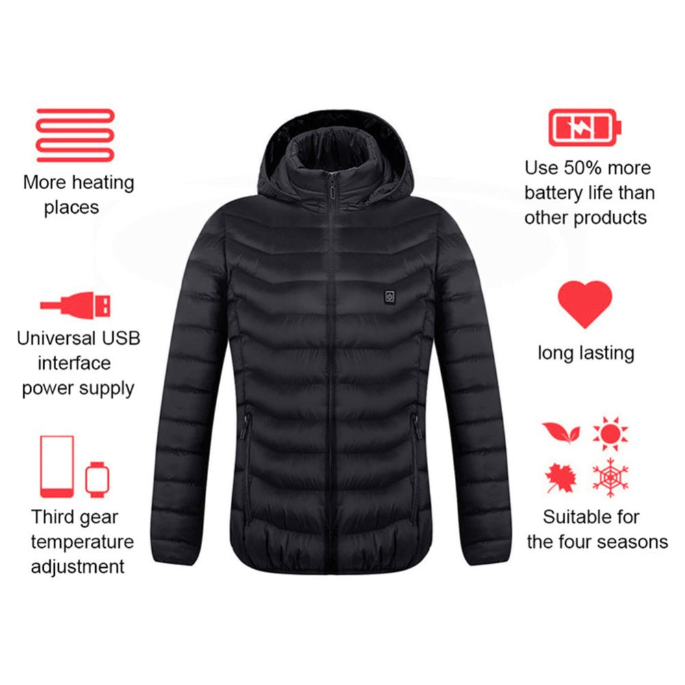 Beheizte Jacke mit USB-Anschluss - Elektrische Jacke