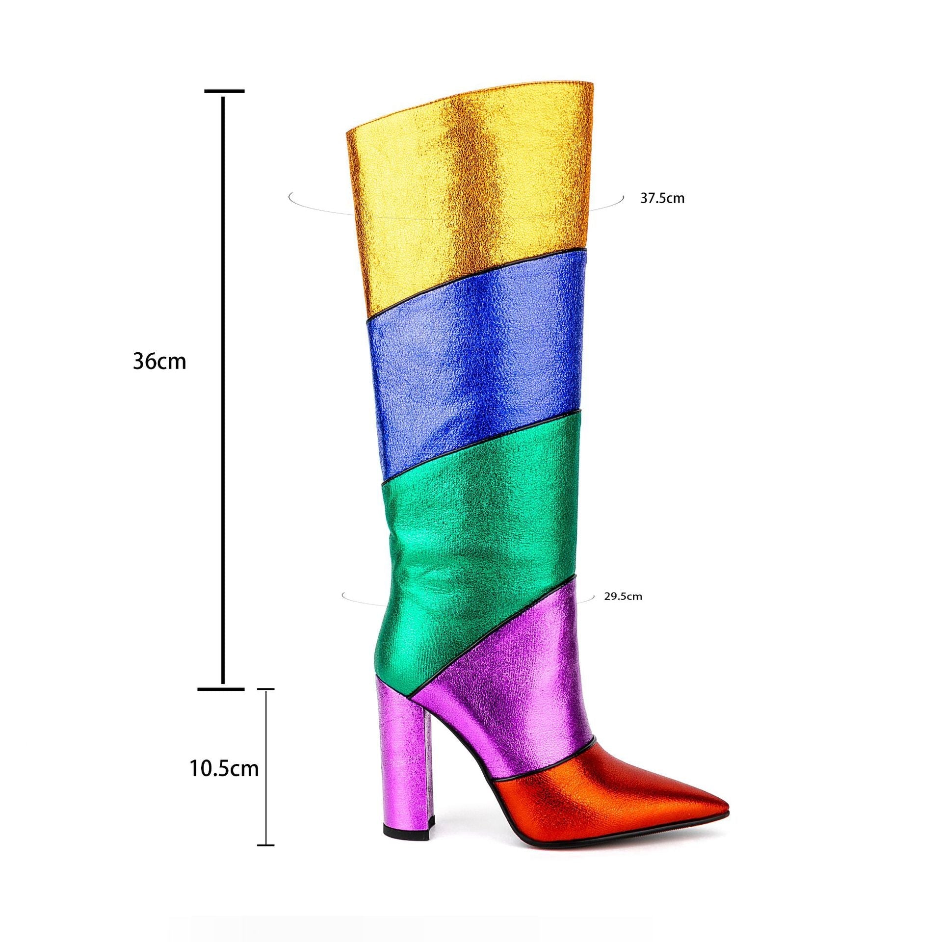Regenbogen Winter Stiefel
