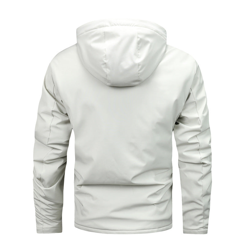 Herren Retro-Fleecejacke