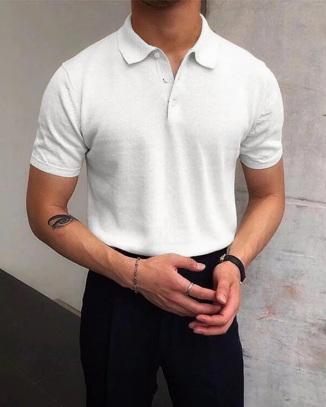 Herren Polo-T Short