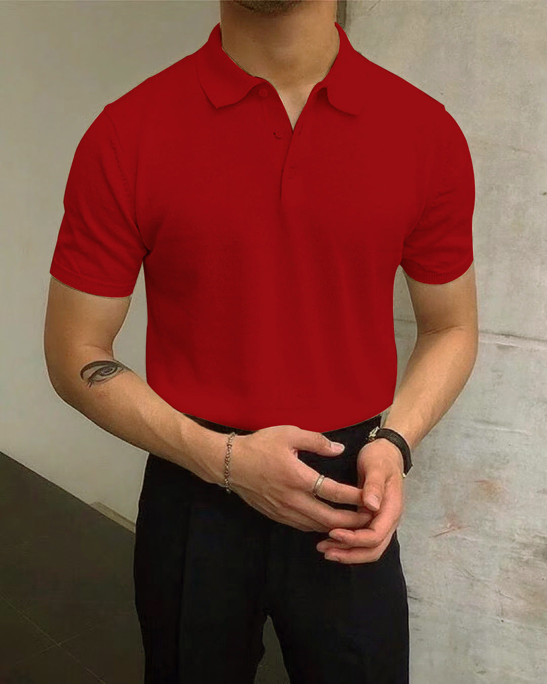 Herren Polo-T Short