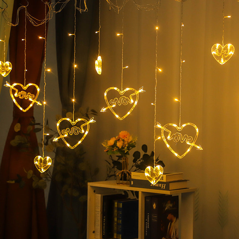 Romantische Lichterkette